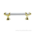 European high-end light luxury door handle white